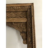 Hand Carved Modern Mango Solid Wood Natural Finish Mirror Frame