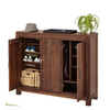 Sheesham Wood Large 3 Door Shoe Rack