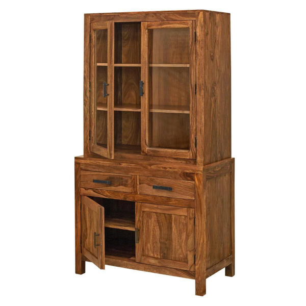 Classic Sheesham Wood Crockery/Display Unit