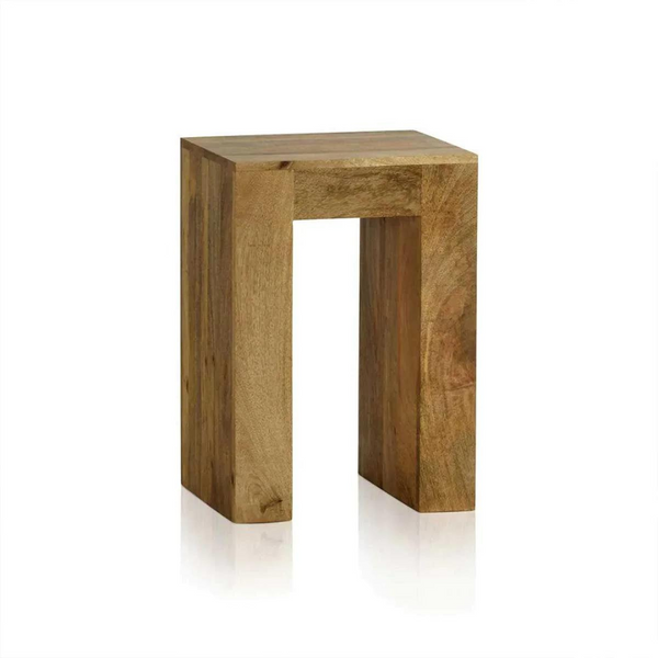 Modern Mango Wood Side Table