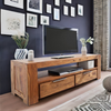 Classic Sheesham Wood 2 Drawers and 1 Open Dash TV Unit