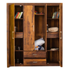 Classic Sheesham Wood 4 Doors and 2 Drawers Large Wardrobe