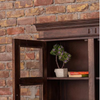 Classic Sheesham Wood Walnut Finish Bar Cabinet