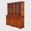Colonial Acacia Wood Large Crockery/Display Unit
