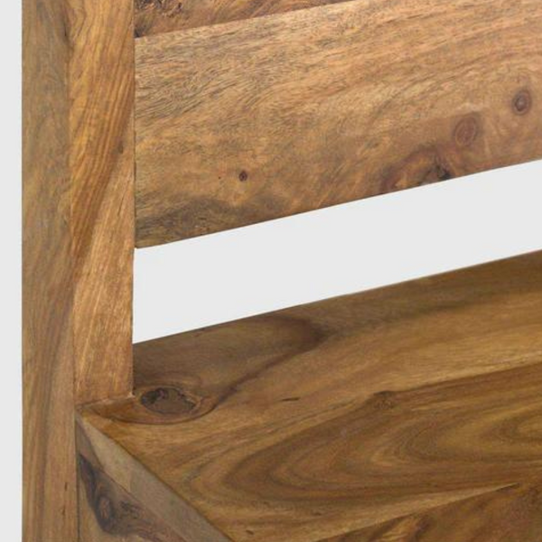 Classic Sheesham Wood Natural Finish Bar Chair #1