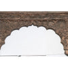 Hand Carved Modern Mango Solid Wood Natural Finish Mirror Frame