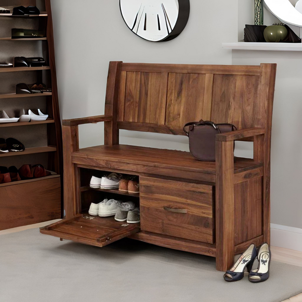 seating shoe rack