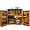 Sheesham Wood Bar Cabinet - Natural Finish