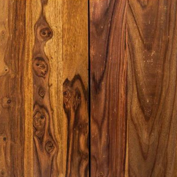 Sheesham Wood Bar Cabinet - Natural Finish