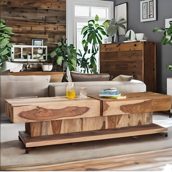 Classic Sheesham Wood Stylish Coffee Table