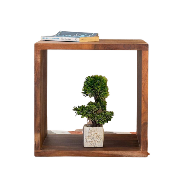 Classic Sheesham Wood Cubical Coffee Table
