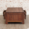 Sheesham Wood 4 Drawer Coffee Table | Honey, Natural, Walnut