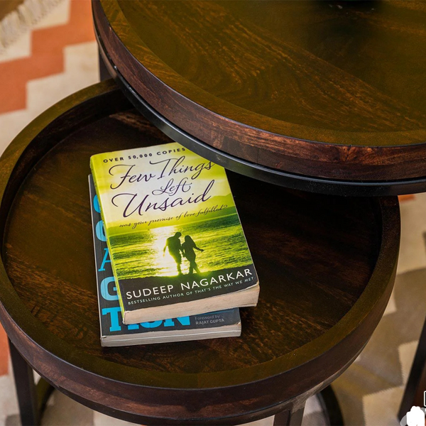 Classic Sheesham Wood Coffee Table Nesting Set