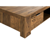 Sheesham Wood Open Shelf And 1 Drawer Coffee Table