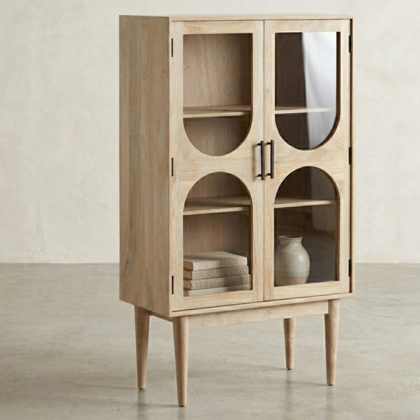 Qaqortoq Solid Wood Display Unit