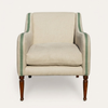 Valera Solid Wood Fabric 1 Seater Sofa
