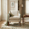 Valera Solid Wood Fabric 1 Seater Sofa