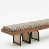 Veloura Solid Wood & Rattan Bench