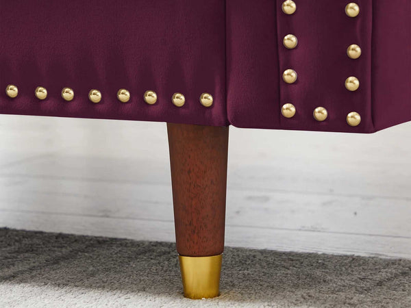 Elizabeth Three Seater Violet