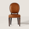 Viljandi Backrest Leather Dining Chair