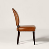 Viljandi Backrest Leather Dining Chair