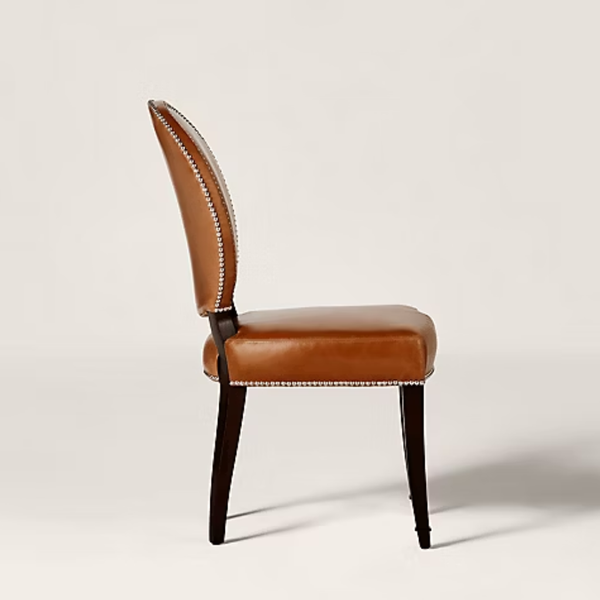 Viljandi Backrest Leather Dining Chair
