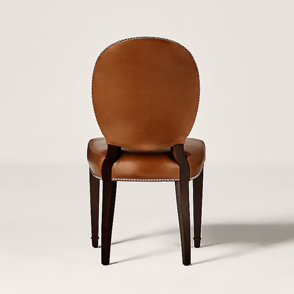 Viljandi Backrest Leather Dining Chair