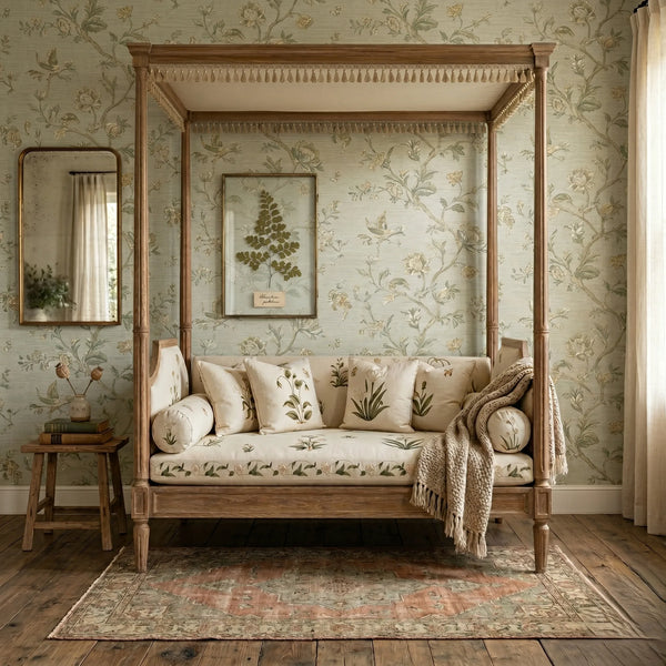 Villarrica Canopy Solid Wood Daybed