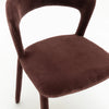 Villarrica Solid Wood & Velvet Fabric Dining Chair