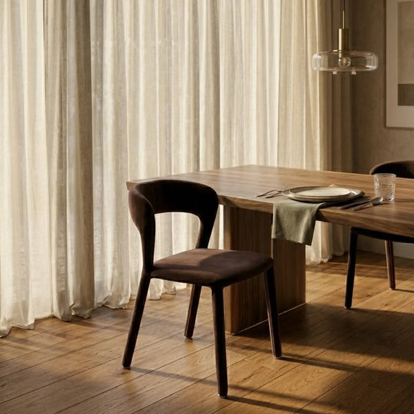 Villarrica Solid Wood & Steel Dining Chair