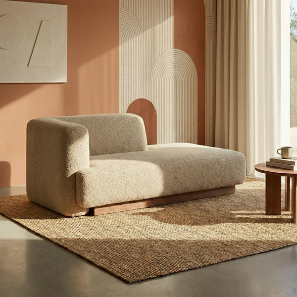 Vilnius Brown Fabric Daybed