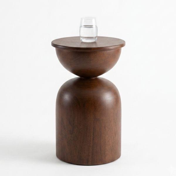 Visby Solid Wood End Table