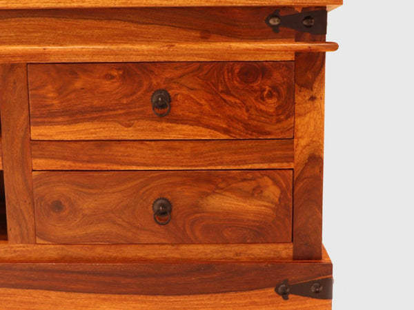 Classic Sheesham Wood T.V. Unit