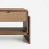 Weaverville Rattan 1 Drawer Bedside Table