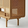 Weaverville Solid Wood Rattan Sideboard