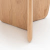 Weipa Oak Wood Round End Table