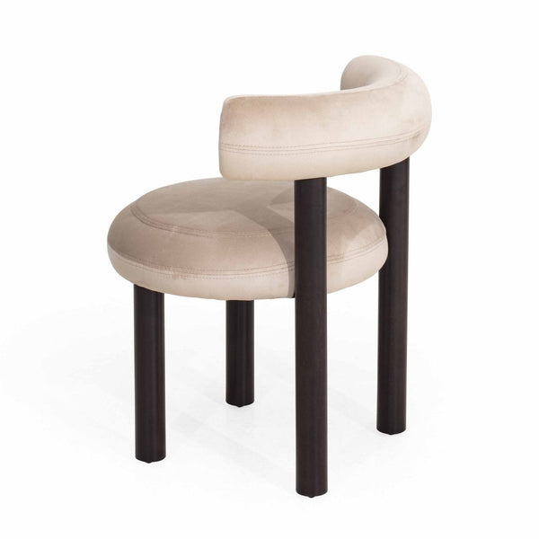 Werribee Solid Wood & Leather Dining Chair