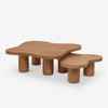 Whyalla Oak Wood Nesting Coffee Table