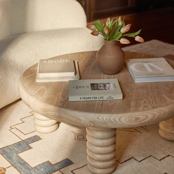 Wilcannia Round Solid Wood Coffee Table