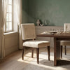 Wiluna Sheesham Wood & Fabric Dining Chair