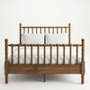 Wudina Acacia Wood Bed -All Sizes