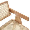 Solid Wood Rattan Counter Stool - Natural Finish