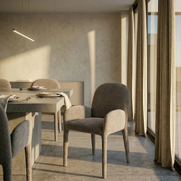 Yacuiba Solid Wood And Metal Dining Chair