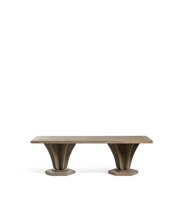 Zeitlos Solid Wood Rectangular 6 Seater Dining Table