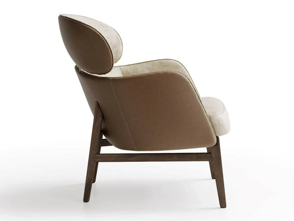 Modern Armchair With Armrest And Headrest