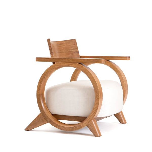 Naomi Wooden Lounge Chair