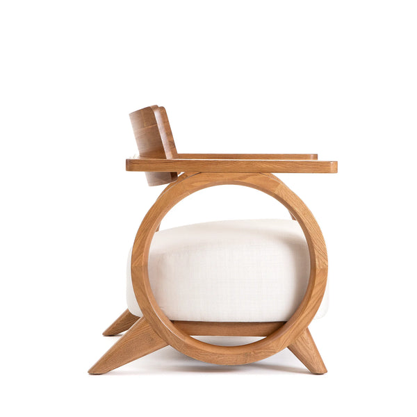 Naomi Wooden Lounge Chair