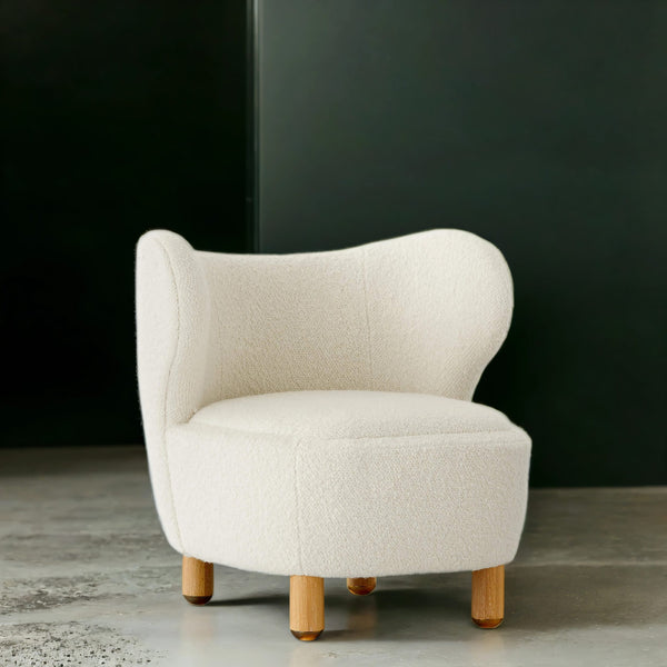 Prost Ivory Boucle Upholstered Accent Chair