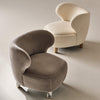 Prost Ivory Boucle Upholstered Accent Chair