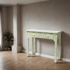 Greeni Bone Inlay console table